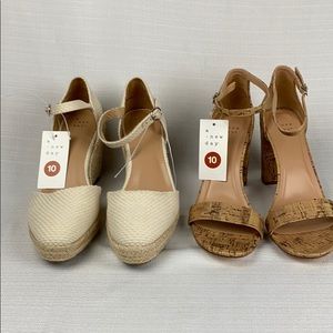 a new day Women’s Size 10 Ema heels Olivia Wedges